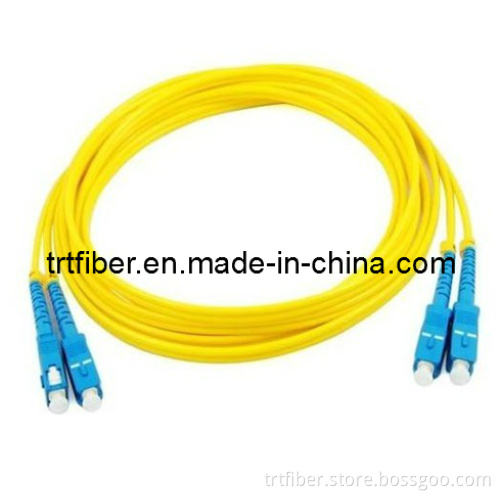 SC/UPC Singlemode Duplex Fiber Optic Patch Cord (fiber optical jumper)